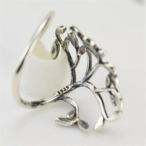 Green Branches,Branches Leaves,Adjustable Ring,Green Branches Leaves Adjustable Ring