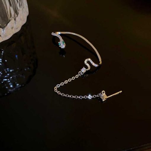 Snake Earrings,Earrings with Diamonds,Snake Earrings with Diamonds