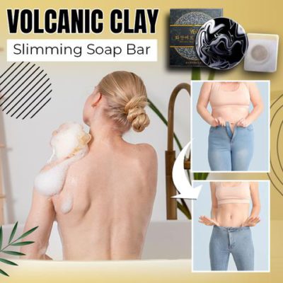 Clay Soap,Soap Bar,Volcanic Clay,Ultra Slim,Ultra Slim Volcanic Clay Soap Bar