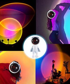 Mini Astronaut,Sunset Lights,Background Sunset,Astronaut Background,Mini Astronaut Background Sunset Lights