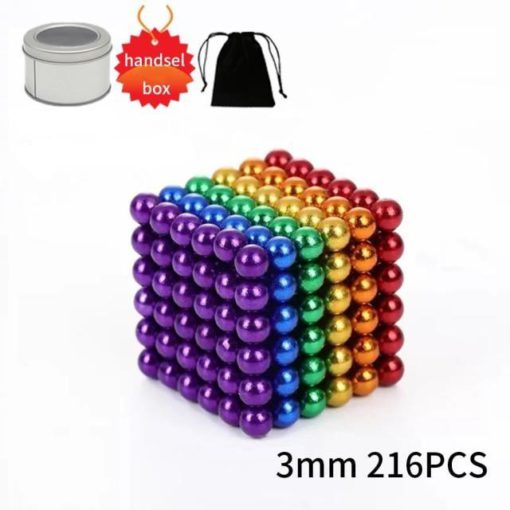 DigitDots,Multi Colored DigitDots,Magnetic Balls,Multi Colored DigitDots 216 Pcs Magnetic Balls