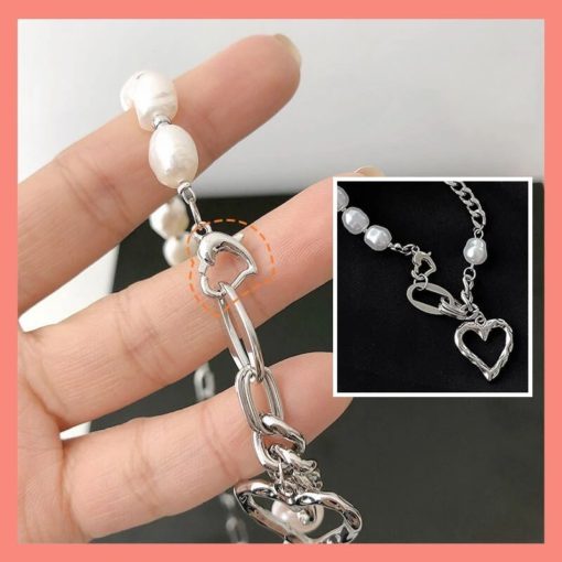 Heart Choker,Pearl-Heart,Baroque Pearl