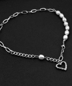 Heart Choker,Pearl-Heart,Baroque Pearl