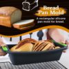 Pan Mold,Silicone Bread Pan,Silicone Bread,Bread Pan,Rectangular Silicone Bread Pan Mold