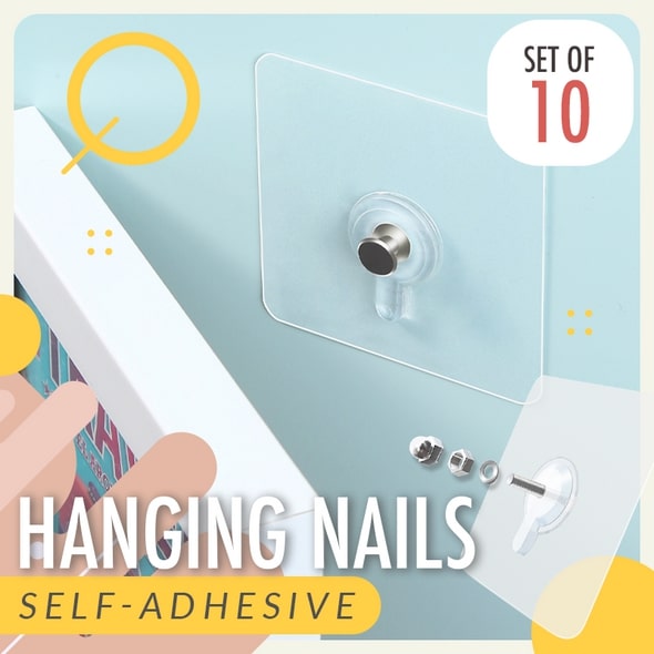 Best Self Adhesive Hanging Nails (10PCS) - MOLOOCO 2022