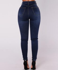 Double Breasted High Waist Skinny Jeans,High Waist Skinny Jeans,Skinny Jeans