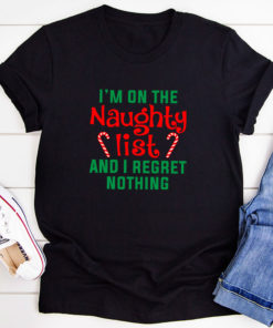 i m on the naughty list and i regret nothing