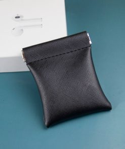 Organizer Pouch,Snap Closure Leather Organizer Pouch