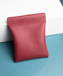 Organizer Pouch,Snap Closure Leather Organizer Pouch