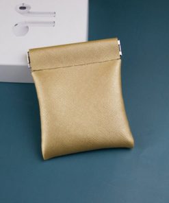 Organizer Pouch,Snap Closure Leather Organizer Pouch