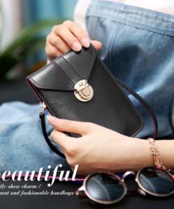 Touchable Leather Change Phone Bag