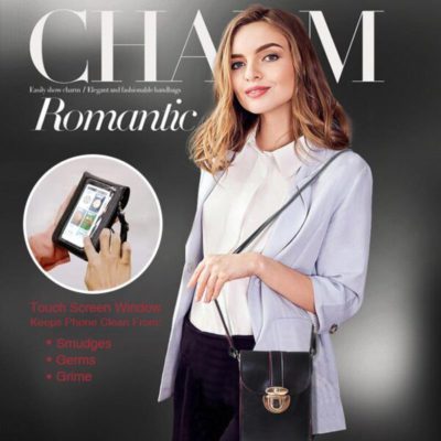 Touchable Leather Change Phone Bag