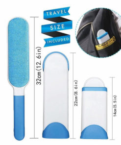 Electrostatic Double-sided Hair Removal Brush