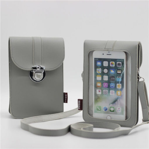 Touchable Leather Change Phone Bag