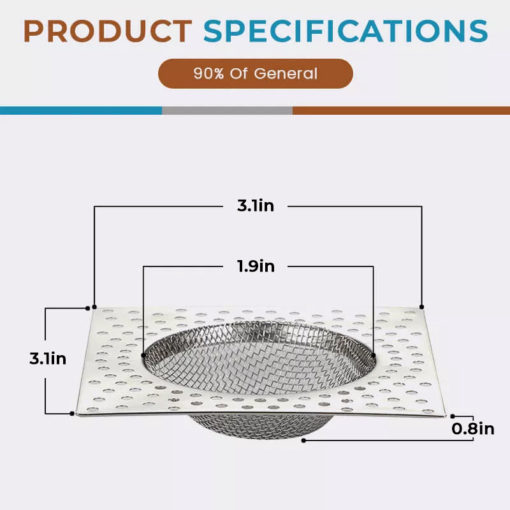 Stainless Steel Anti-Blocking Floor Drain Strainer