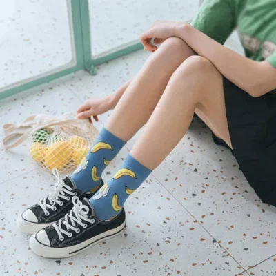 Unisex Funny Banana Socks