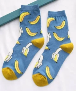 Unisex Funny Banana Socks