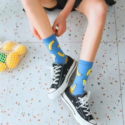 Unisex Funny Banana Socks