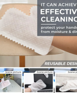 Fish Scale Cleaning Duster Gloves