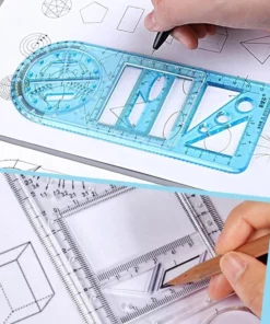 Multifunctional Student Math Ruler