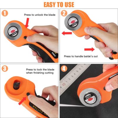 Rotary Cutter with Blades