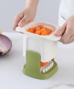 Mini kitchen hand press vegetable cutter