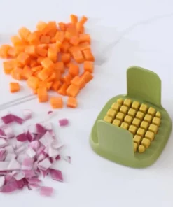 Mini kitchen hand press vegetable cutter