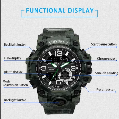 Joefox Camouflage Military Digital-Watch