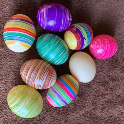 DIY Easter Egg Paint Art Board