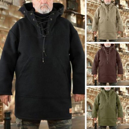 Men’s Outdoor Wool Anorak Jacket