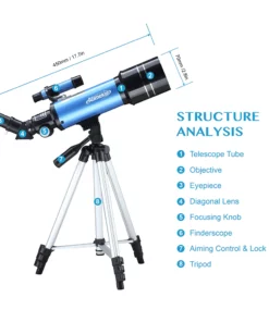 Telescope Lan Astronomical Monocular With Tripod