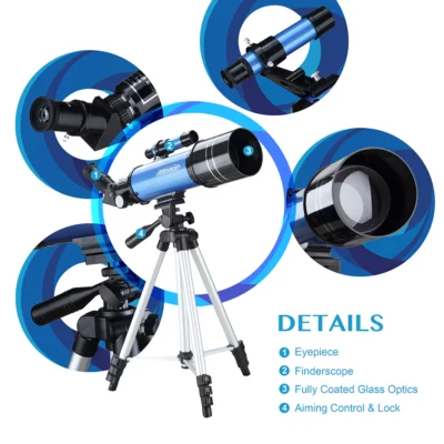 Telescope Lan Astronomical Monocular With Tripod