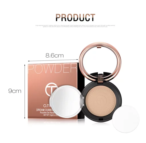 Favbox Whitening Make Up Powder With Puff