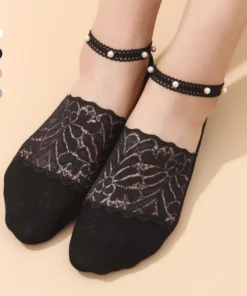 Pearl Lace Socks