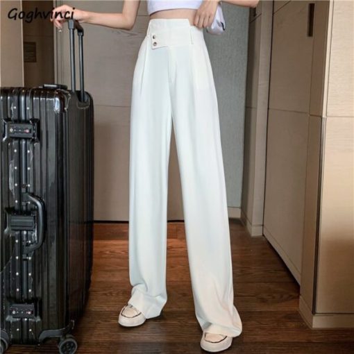 Woman’s Casual Full-Length Loose Pants