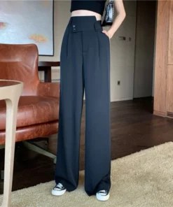 Woman’s Casual Full-Length Loose Pants