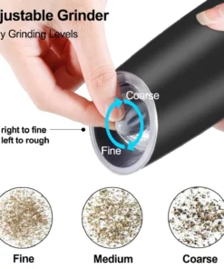 Automatic Electric Gravity Induction Salt And Pepper Grinder