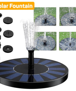 Solar Powered Hummingbird Fountain and Bionic Bird