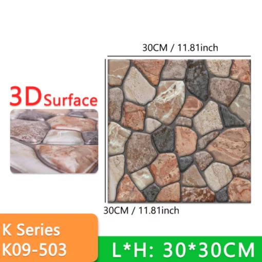 3D Peel and Stick Wall Tiles