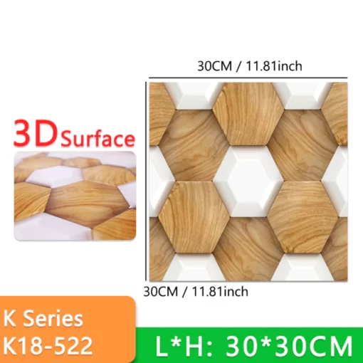 3D Peel and Stick Wall Tiles