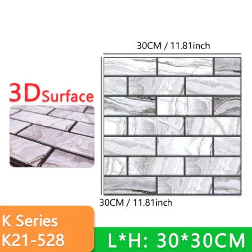 3D Peel and Stick Wall Tiles