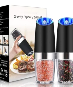 Automatic Electric Gravity Induction Salt And Pepper Grinder