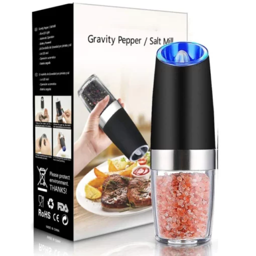 Automatic Electric Gravity Induction Salt And Pepper Grinder