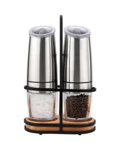 Our amazing Automatic Electric Gravity Induction Salt and Pepper Grinder has an advanced gravity sensing design, no need for manual grinding!