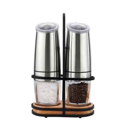 Our amazing Automatic Electric Gravity Induction Salt and Pepper Grinder has an advanced gravity sensing design, no need for manual grinding!