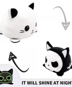 Super Cute Reversible Cartoon Cat Plushie