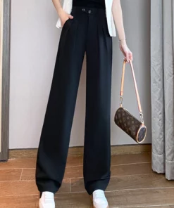 Women's High Waist Wide Leg Pants