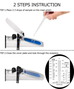 Reftub 4 in 1 ATC Refractometer Antifreeze Coolant Tester