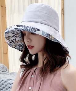 Wide Brim Cotton Summer Hat