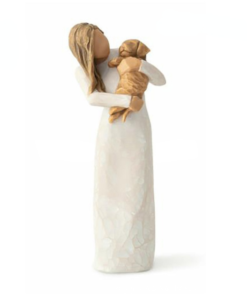 Mom and Son Figurine Home Ornament